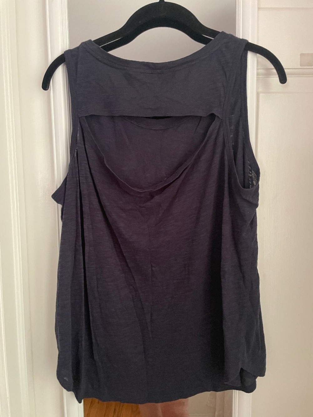 Athleta open back tank navy size L